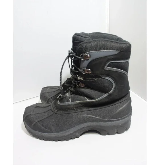 Magellan Outdoors Adults Snow II Waterproof Unisex Boots Size M6 W7 Black 167783 Magellan Outdoors Adult WP Snow Boot II/ Men main image 2